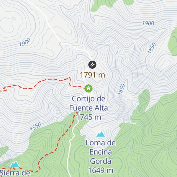 Map of Cortijo de Fuente Alta
