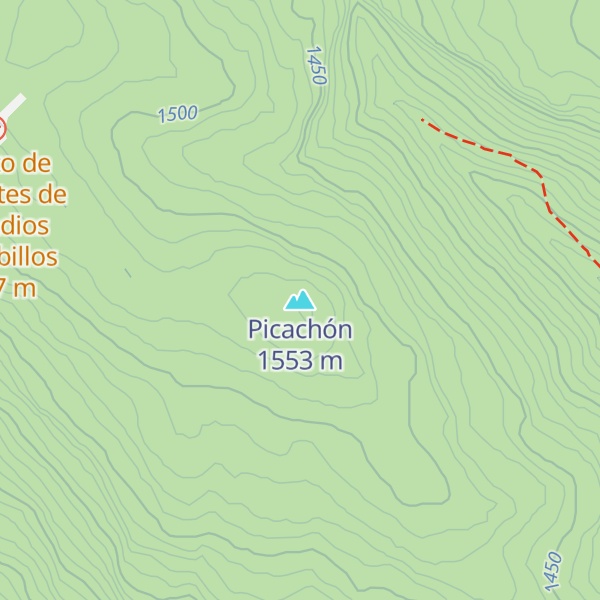 Map of Picachón