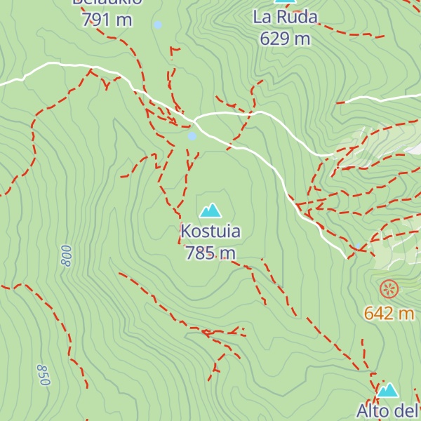 Map of Kostuia