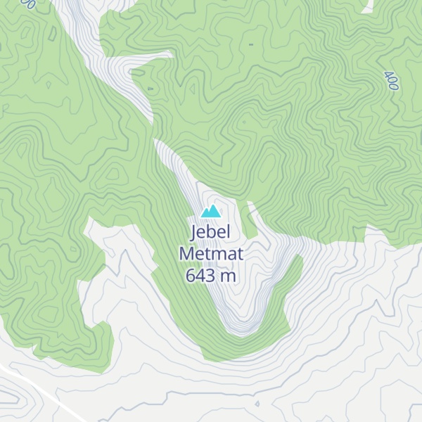 Map of Jebel Metmat