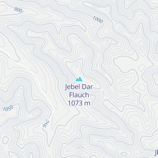 Map of Jebel Dar Flauch
