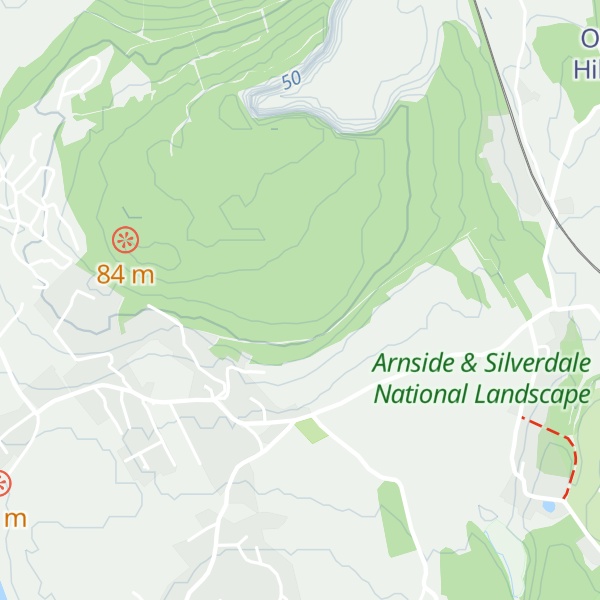 Map of King William's Hill