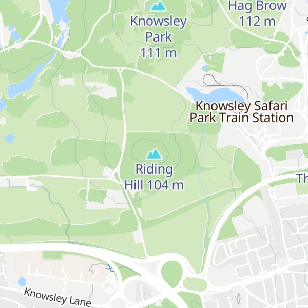 Map of Riding Hill