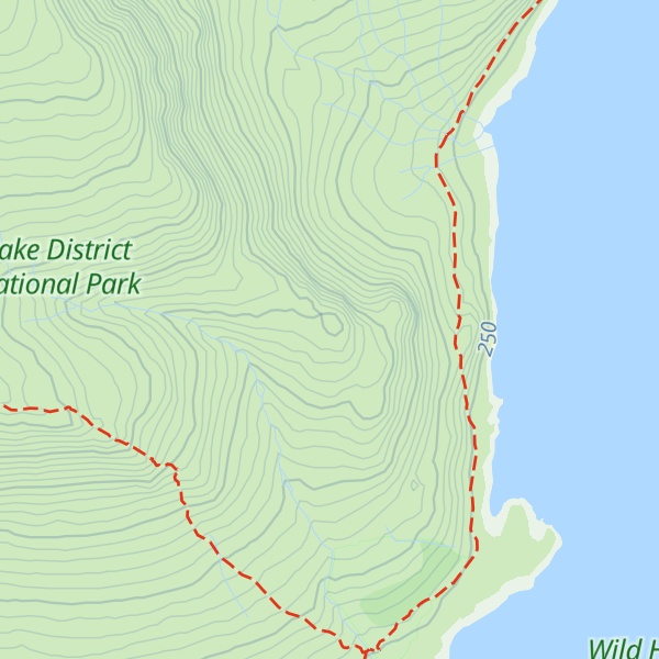 Map of Castle Crag
