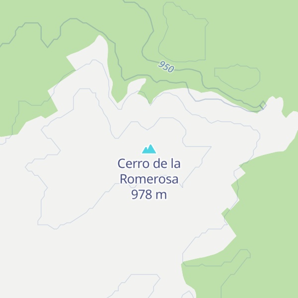Map of Cerro de la Romerosa