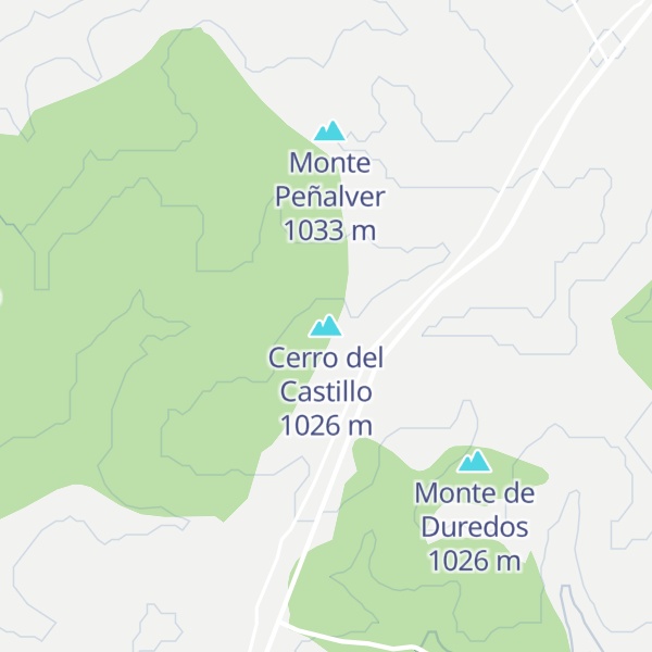 Map of Cerro del Castillo