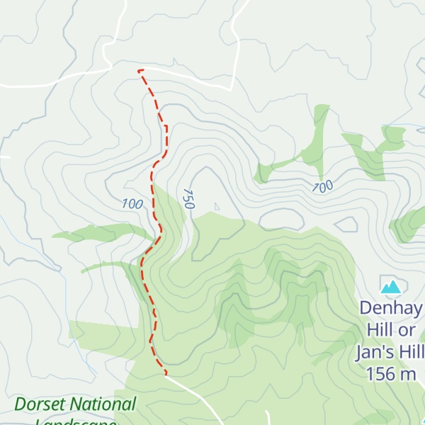 Map of Coppet Hill