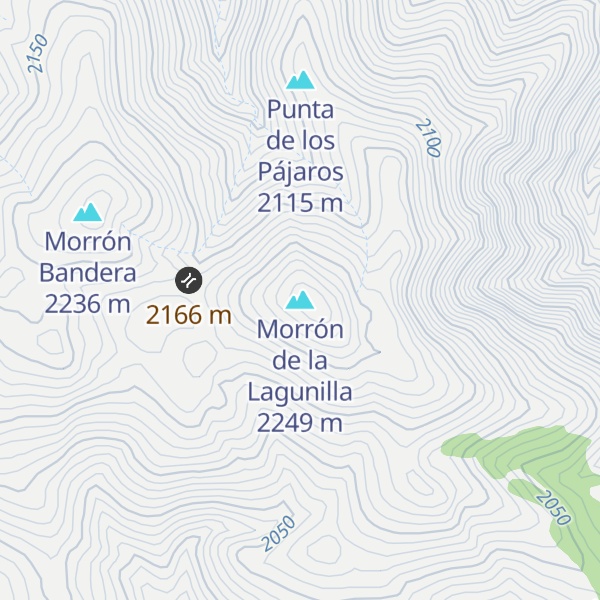 Map of Morrón de la Lagunilla