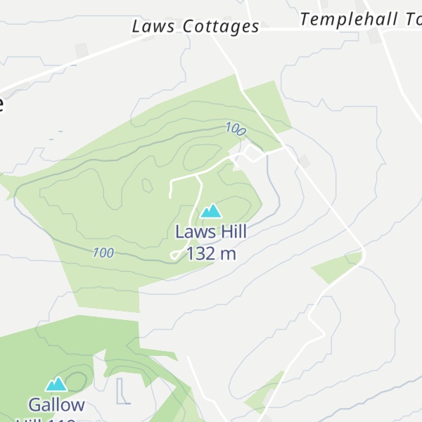 Map of Laws Hill