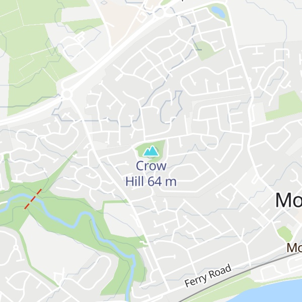 Map of Crow Hill