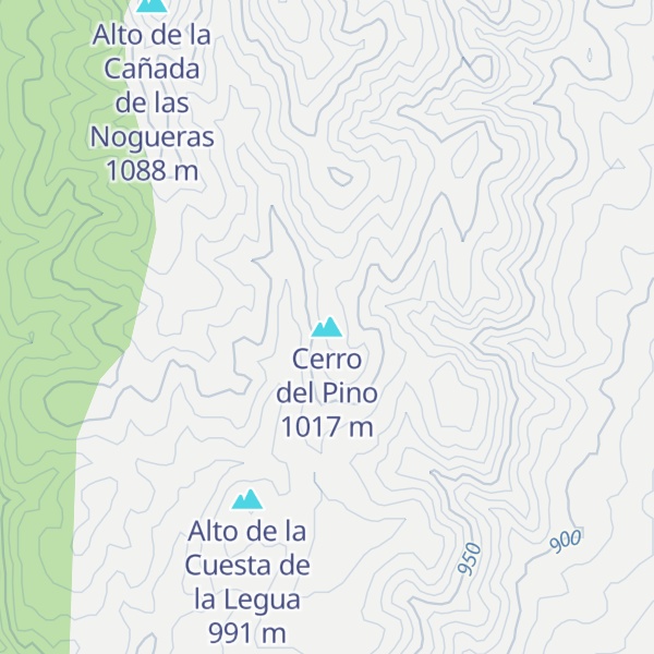 Map of Cerro del Pino