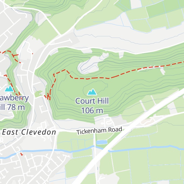 Map of Court Hill