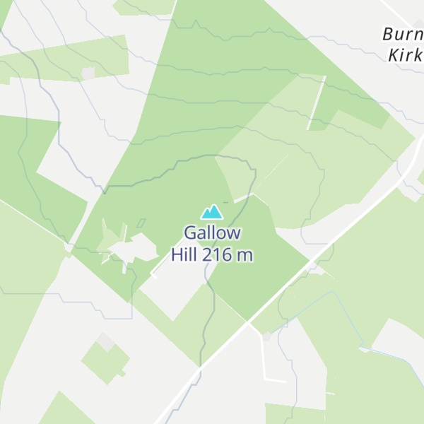 Map of Gallow Hill