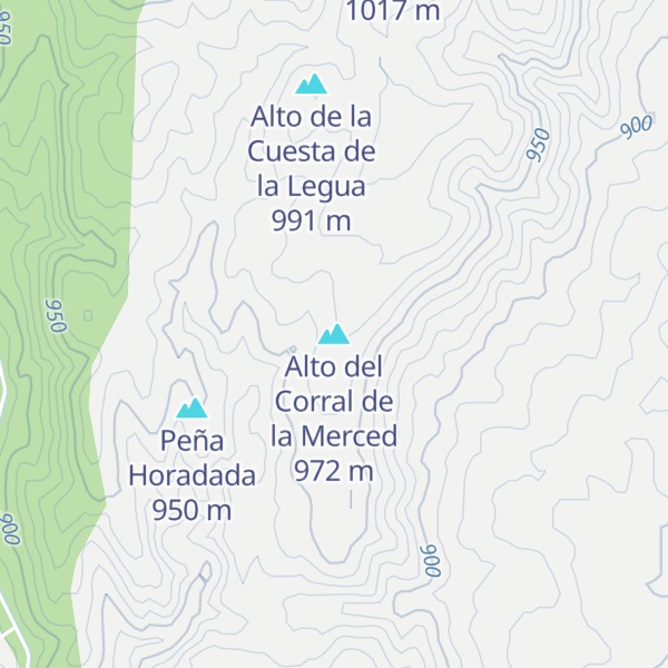 Map of Alto del Corral de la Merced