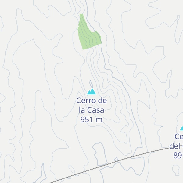 Map of Cerro de la Casa