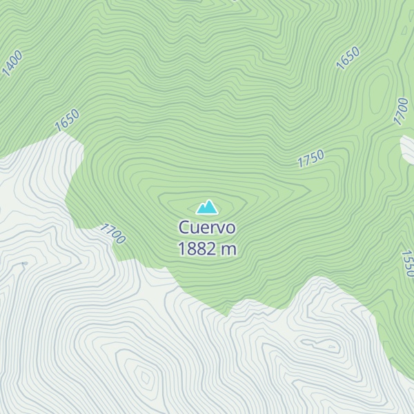 Map of Cuervo
