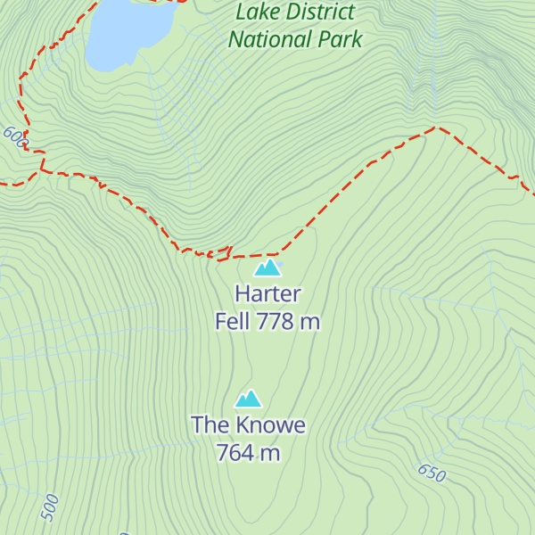 Map of Harter Fell