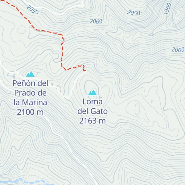 Map of Loma del Gato