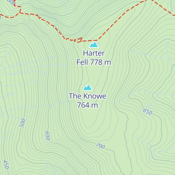 Map of The Knowe
