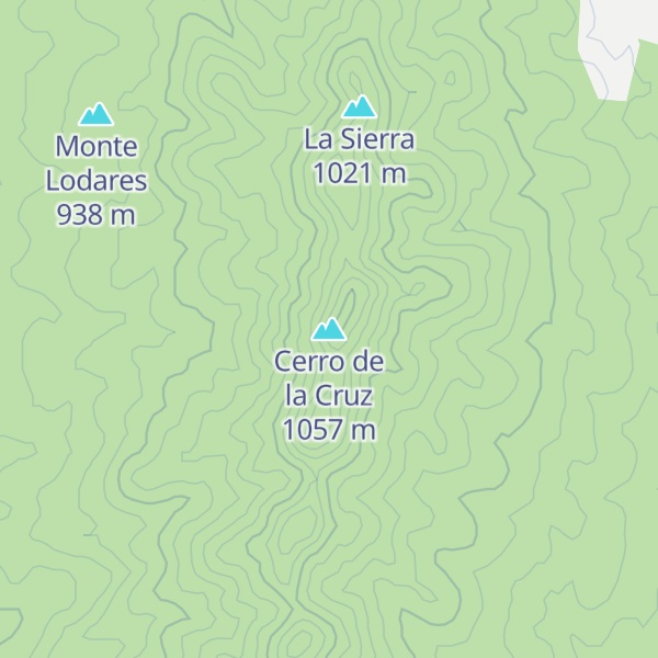 Map of Cerro de la Cruz