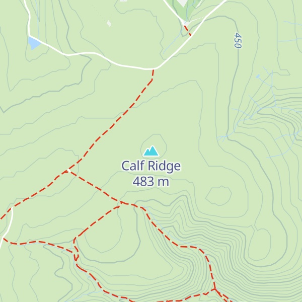 Map of Calf Ridge