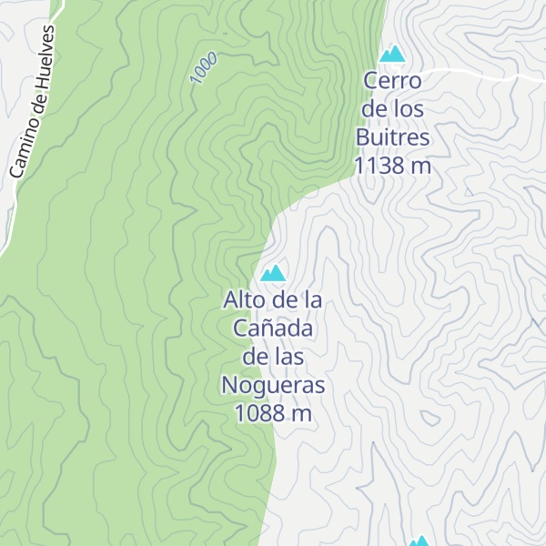 Map of Alto de la Cañada de las Nogueras