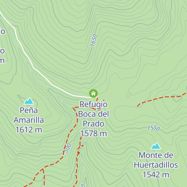 Map of Refugio Boca del Prado