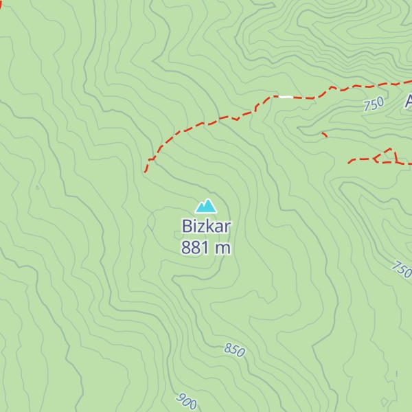 Map of Bizkar