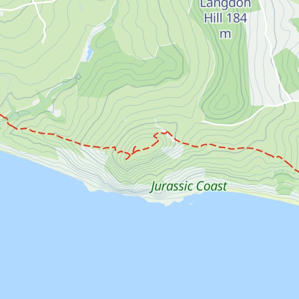 Map of Golden Cap