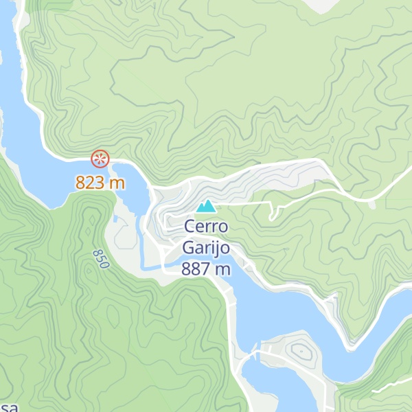 Map of Cerro Garijo