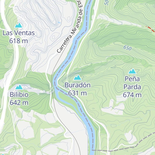 Map of Buradón