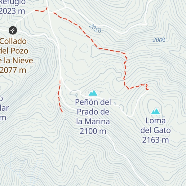 Map of Peñón del Prado de la Marina