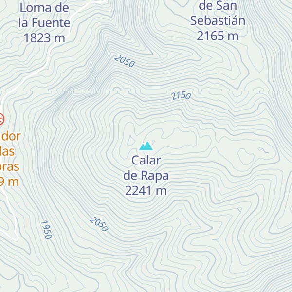 Map of Calar de Rapa
