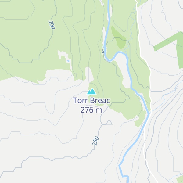 Map of Torr Breac