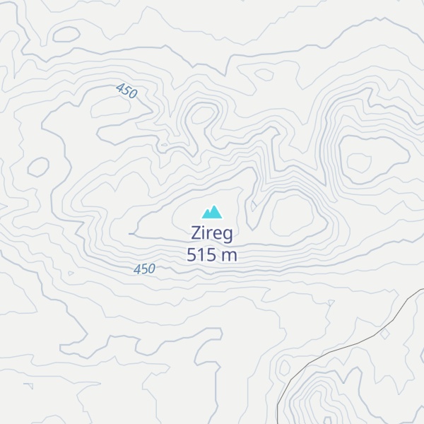 Map of Zireg