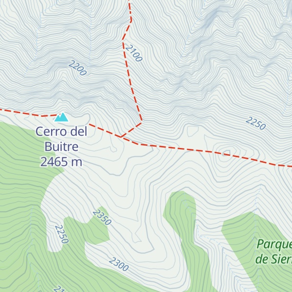 Map of Cerro del Rayo