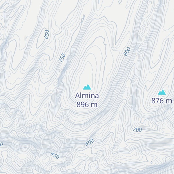 Map of Almina