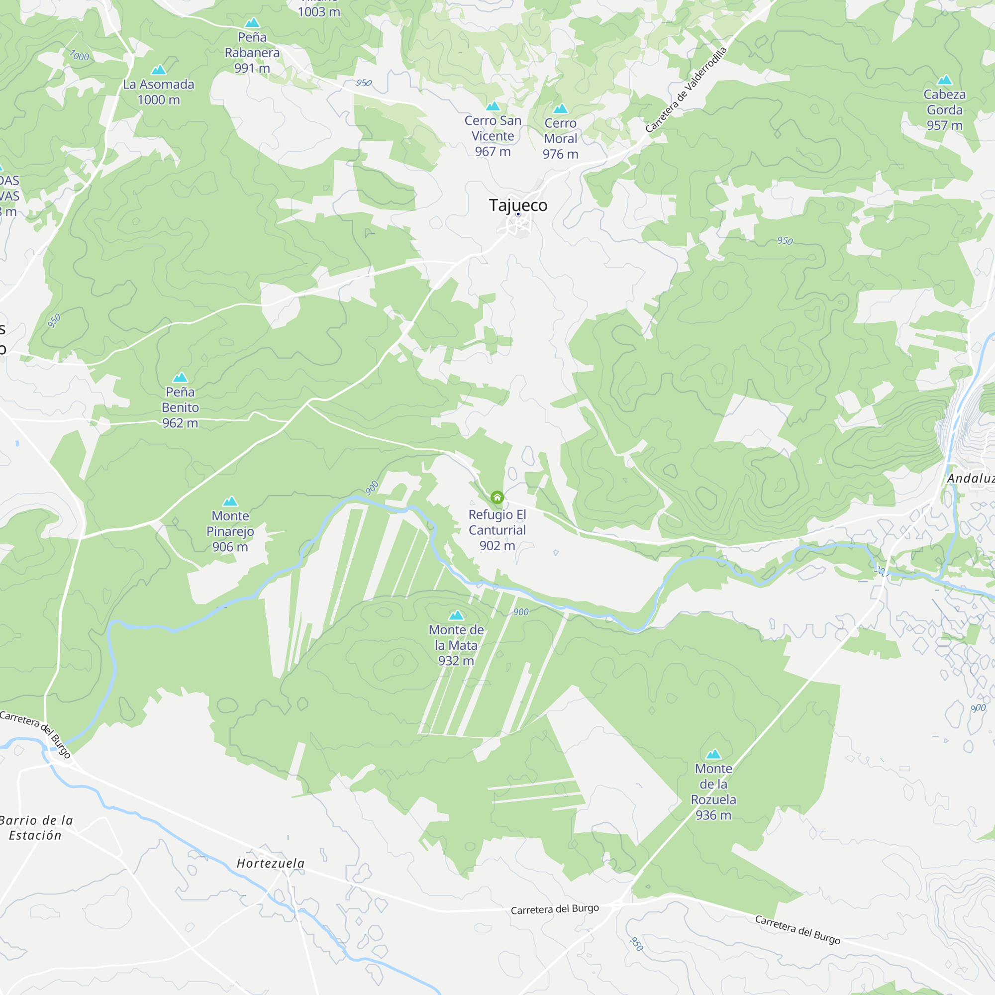 Refugio El Canturrial map