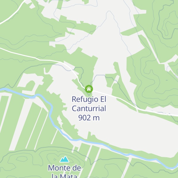 Map of Refugio El Canturrial