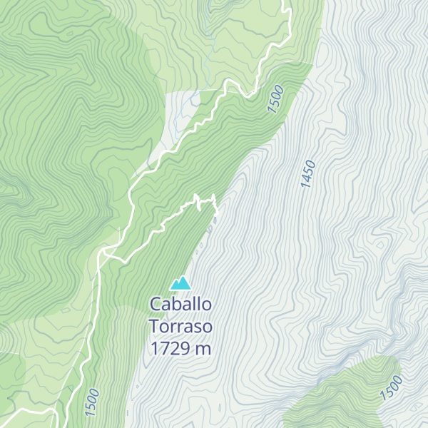 Map of Refugio Caballo Torraso