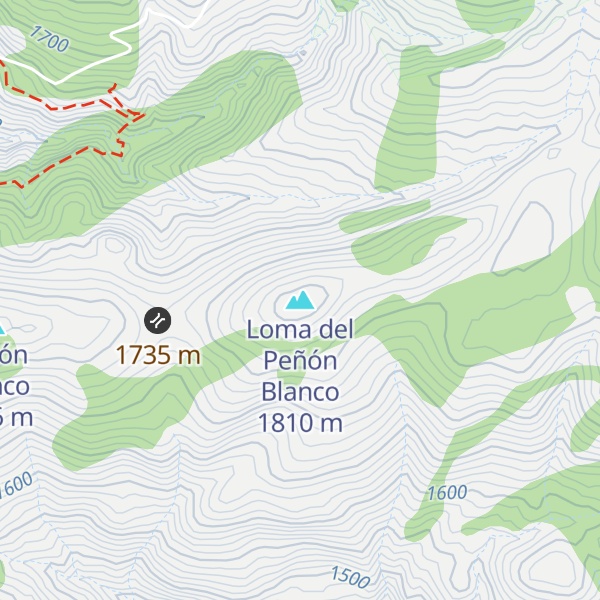 Map of Loma del Peñón Blanco
