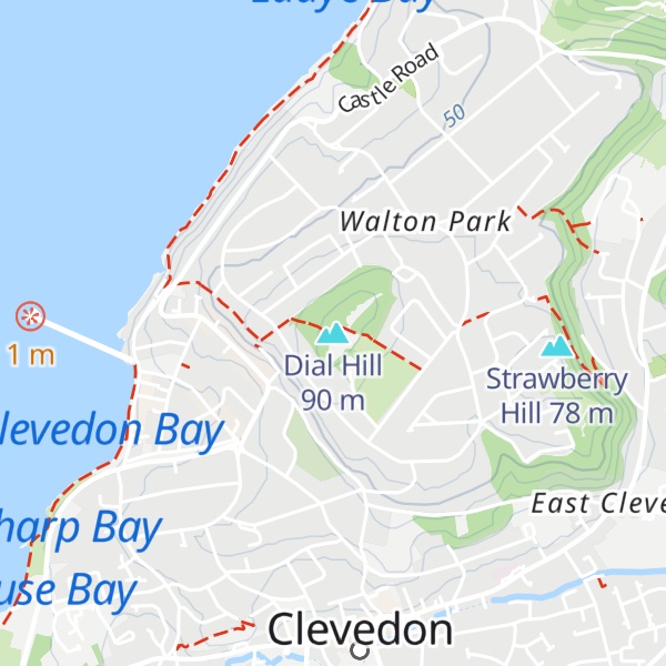 Map of Dial Hill