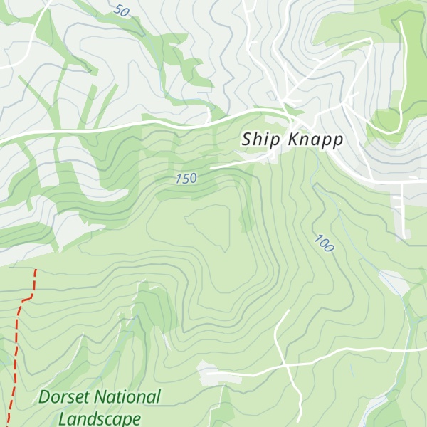 Map of Chardown Hill