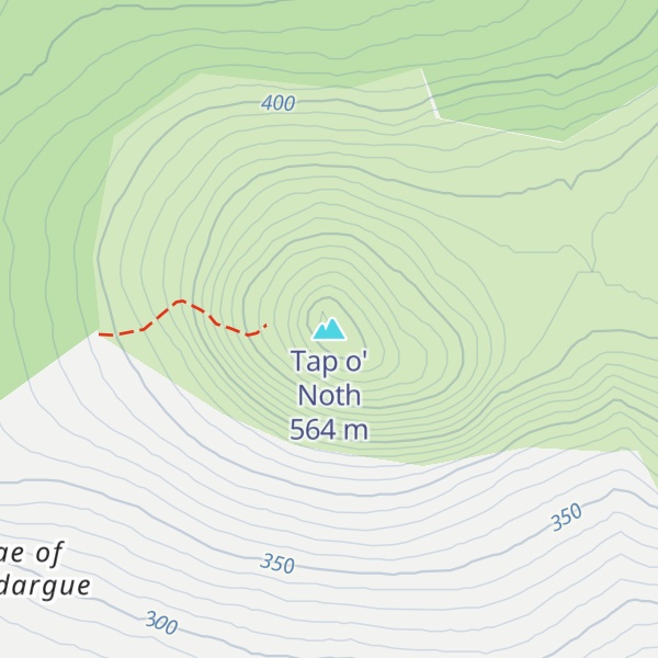 Map of Tap o' Noth
