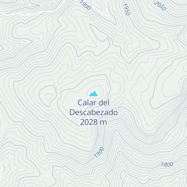 Map of Calar del Descabezado