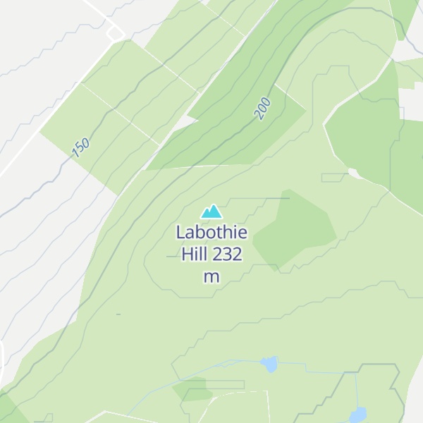 Map of Labothie Hill