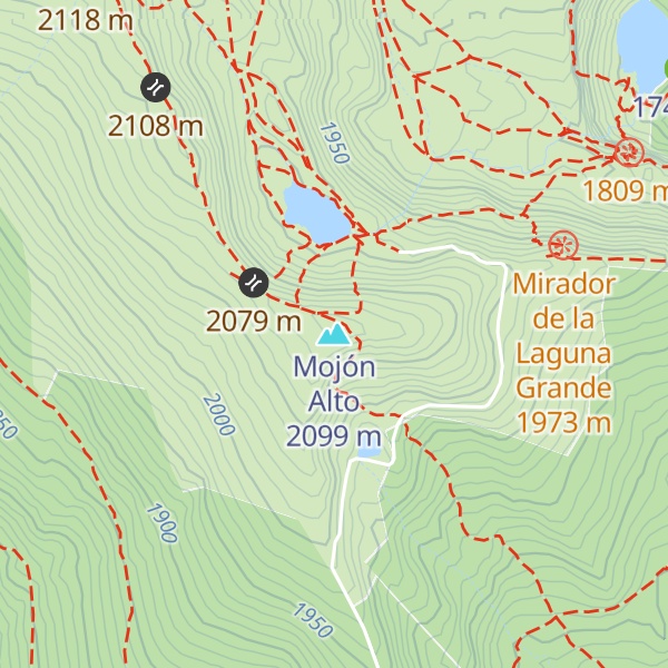 Map of Mojón Alto