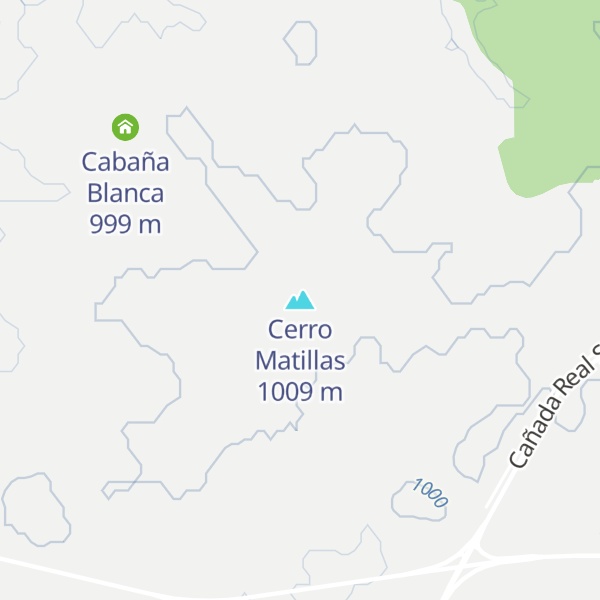 Map of Cerro Matillas