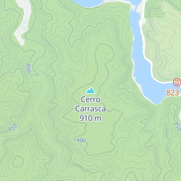 Map of Cerro Carrasca