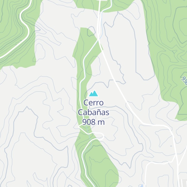 Map of Cerro Cabañas